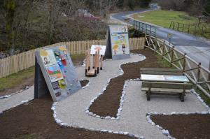 Geopark Karavnke - Info točka Tic Topla Foto: Občina Črna na Koroškem